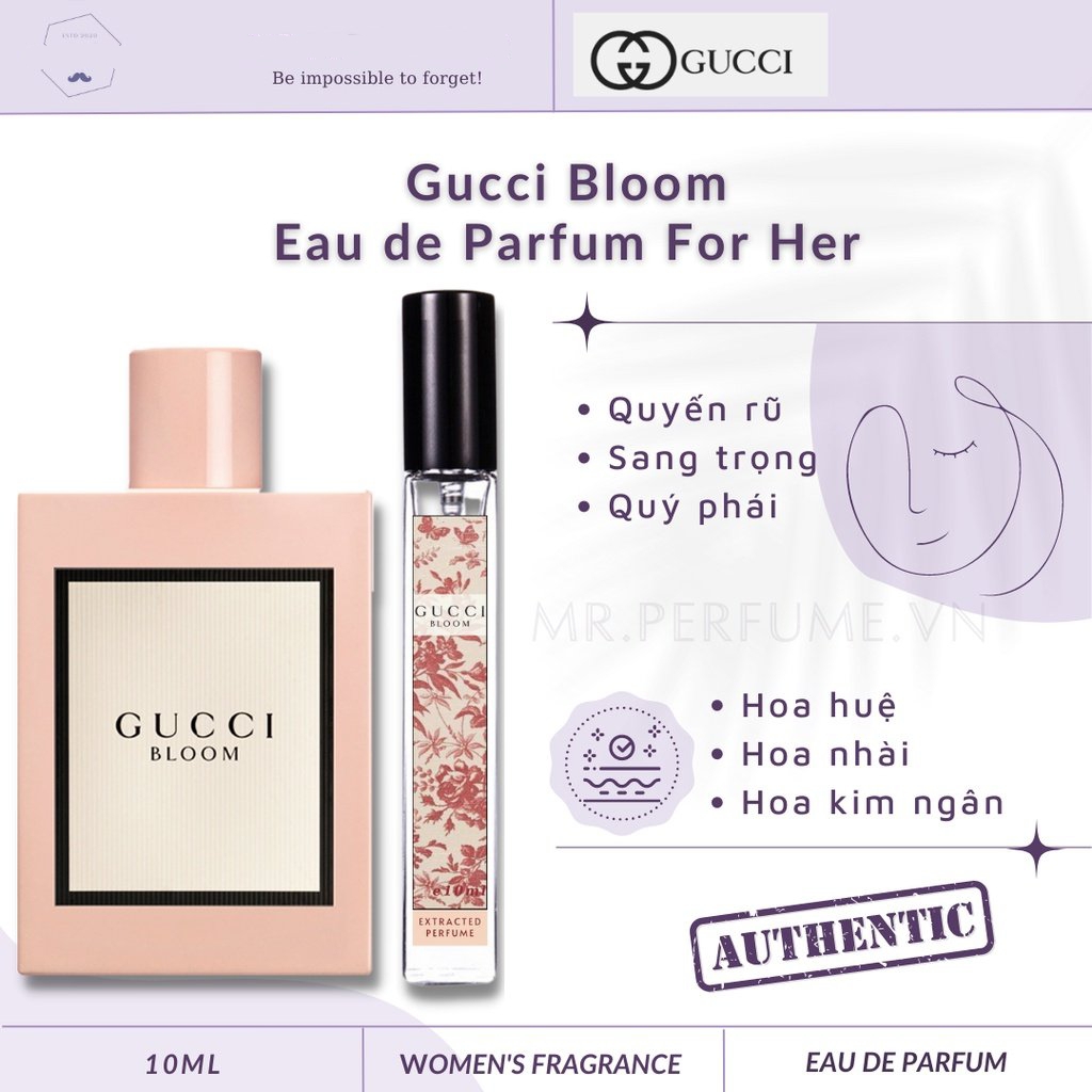 Nước hoa gucci bloom edp for women