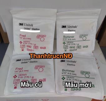 Chun kéo liên hàm 3M 6Oz- Thun chỉnh nha, thun niềng răng (Hàng chính hãng)