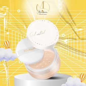 Phấn phủ FOCALLURE dạng bột, kiểm soát dầu, Không vón cục bột mờ 12g FA-201