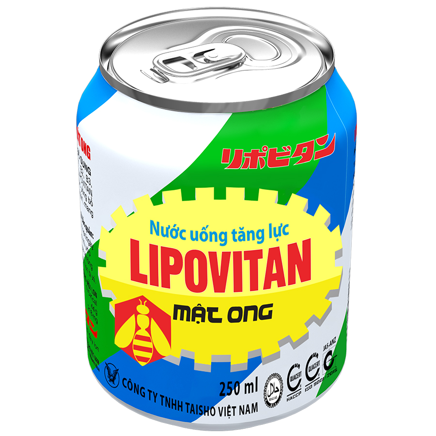 [LỐC x 6 LON x 250ml] Lốc 6 Lon Lipovitan Nước Uống Tăng Lực Mật Ong Lipovitan - Tăng Lực Vị Mật Ong