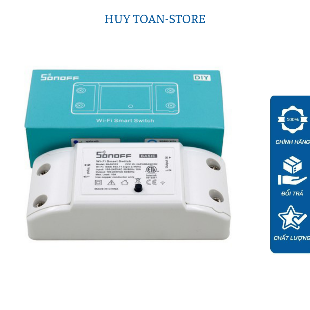 Công tắc thông minh điều khiển từ xa qua mạng wifi sonoff basic