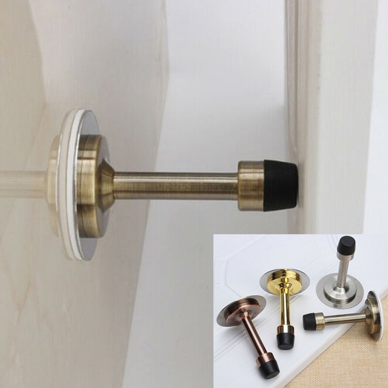 Chặn Cửa Chống Va Đập Cho Phòng Tắm, Chặn Cửa Dán Tường Phù Hợp Phòng Tắm Có Mặt Sàn Nhiều Nước, Phụ Kiện Home 1500Bac