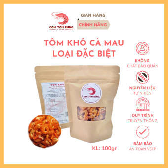 Tôm khô loại đặc biệt Con Tôm Rừng 100g