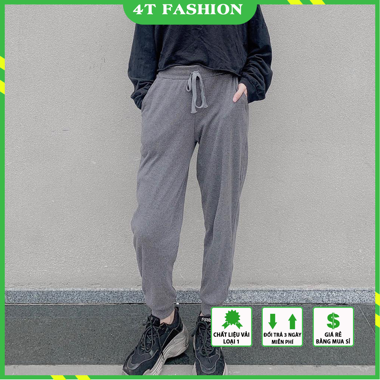 Quần Jogger nữ T-one cao cấp - jogger nữ chất liệu nỉ dày viền sọc hàng Quảng Châu -quần jogger nữ, quần jogger, jogger, jogger nữ, quần jogger nữ ống rộng, quan jogger nu, quần jogger nữ cao cấp đi chơi, đi tập gym thể thao, đi học, đi làm siêu xin