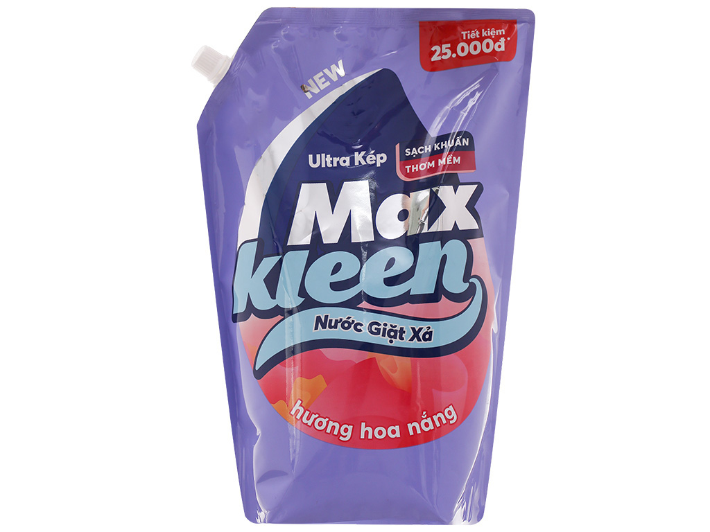 Nước giặt xả MaxKleen hương hoa nắng 2.4kg ( cửa trên và cửa trước)