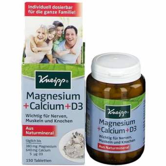 Viên Uống Kneipp Magnesium + Calcium + D3 chuẩn Đức