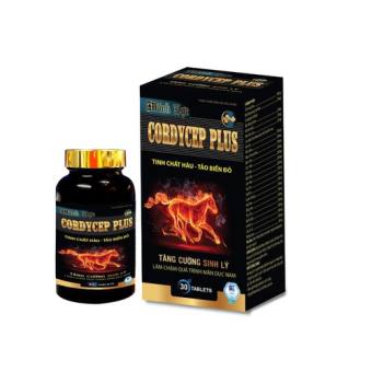 Tinh chất hàu biển, tảo biển đỏ - Mãnh Lực Cordycep Plus - Bổ Thận, Tráng Dương, Tăng Cường Sinh Lý, Hết Đau Lưng, Mỏi Gối- Hộp 30 viên - Mãnh Lực Cordycep Plus