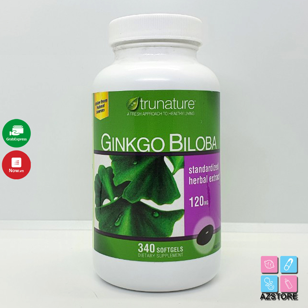 Viên ginkgo biloba - bổ não ginkgo trunature 1200mg 340v mỹ