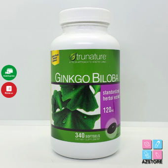 Viên Ginkgo Biloba - Bổ não Ginkgo Trunature 1200mg 340v Mỹ