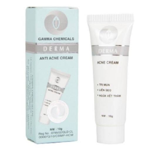 KEM MỤN DERMA ANTI ACNE CREAM 10gr