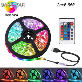 Dải Đèn LED TV 3528 Dải Đèn Nền TV Sọc Led Dải 5V USB Chống Nước RGB Dải Đèn Led Linh Hoạt 1M 2M 3M 4M 5M