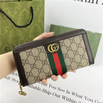Ví GUCCI Cho Nữ Đang Giảm Giá Dây Kéo Màu Nâu Dài 2022 Quà Tặng Tốt Nhất Cho Bạn Gái Kèm Hộp Và Giấy Cầu Xin Tùy Chọn
