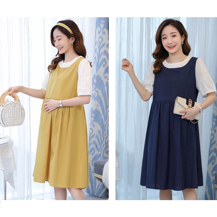 Đầm bầu đẹp đầm bầu giả yếm