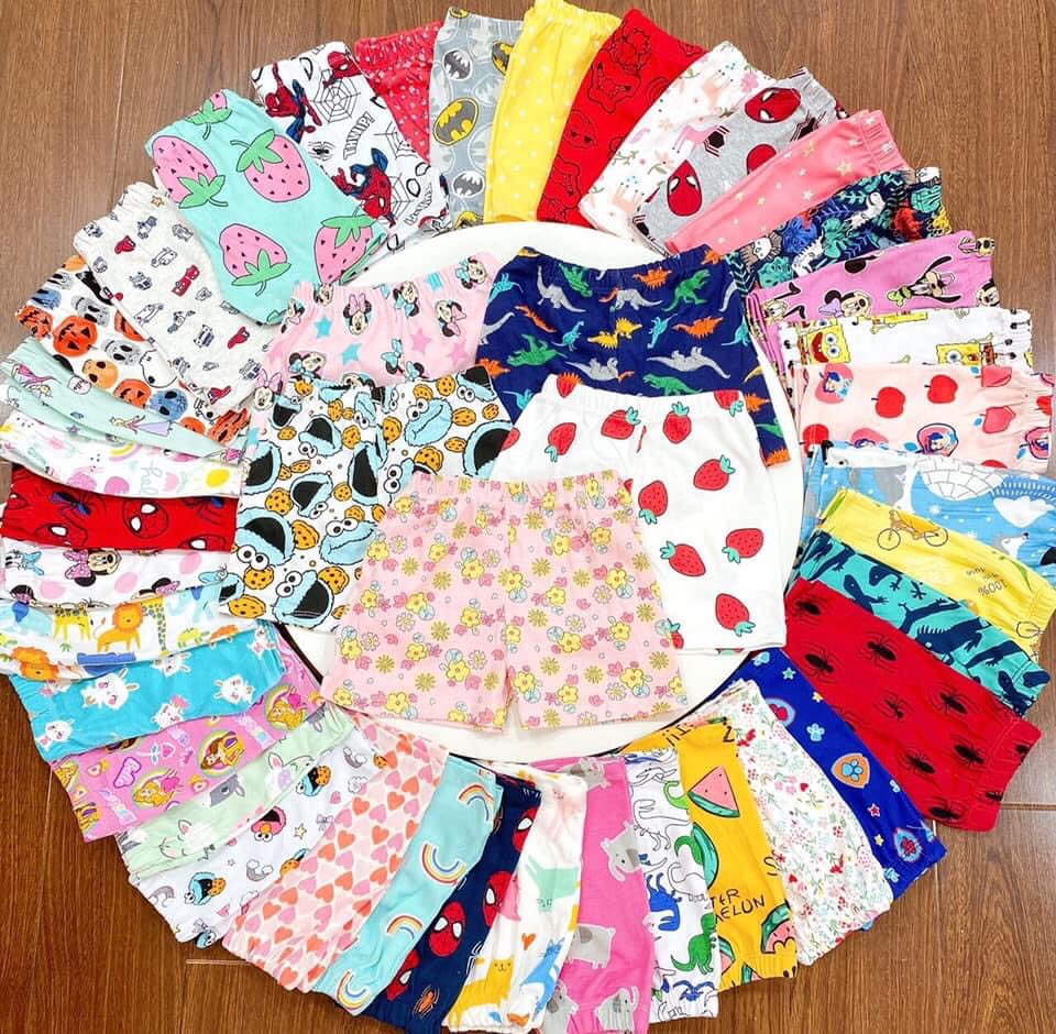 Combo 10 quần đùi bozip cho bé Q01 Quần short bé trai Bách Nhật Baby