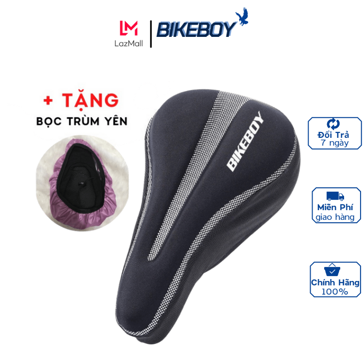 Bọc Yên Xe Đạp Thể Thao, Phụ Tùng Xe Đạp Bikeboy Cao Cấp Tặng Kèm Vỏ Bọc Yên Chống Mưa Nắng