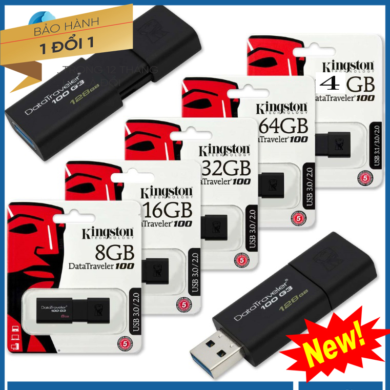 Usb 64gb kington 2.0 thiết bị lưu trữ usb - usb 4gb 8gb 16gb 32gb 64gb bảo hành 1 đổi 1 trong 6 tháng