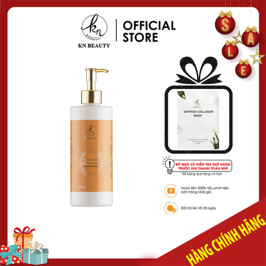 Sữa tắm tinh chất Cam KN Beauty – Luxury Bath Gel ORANGE essence