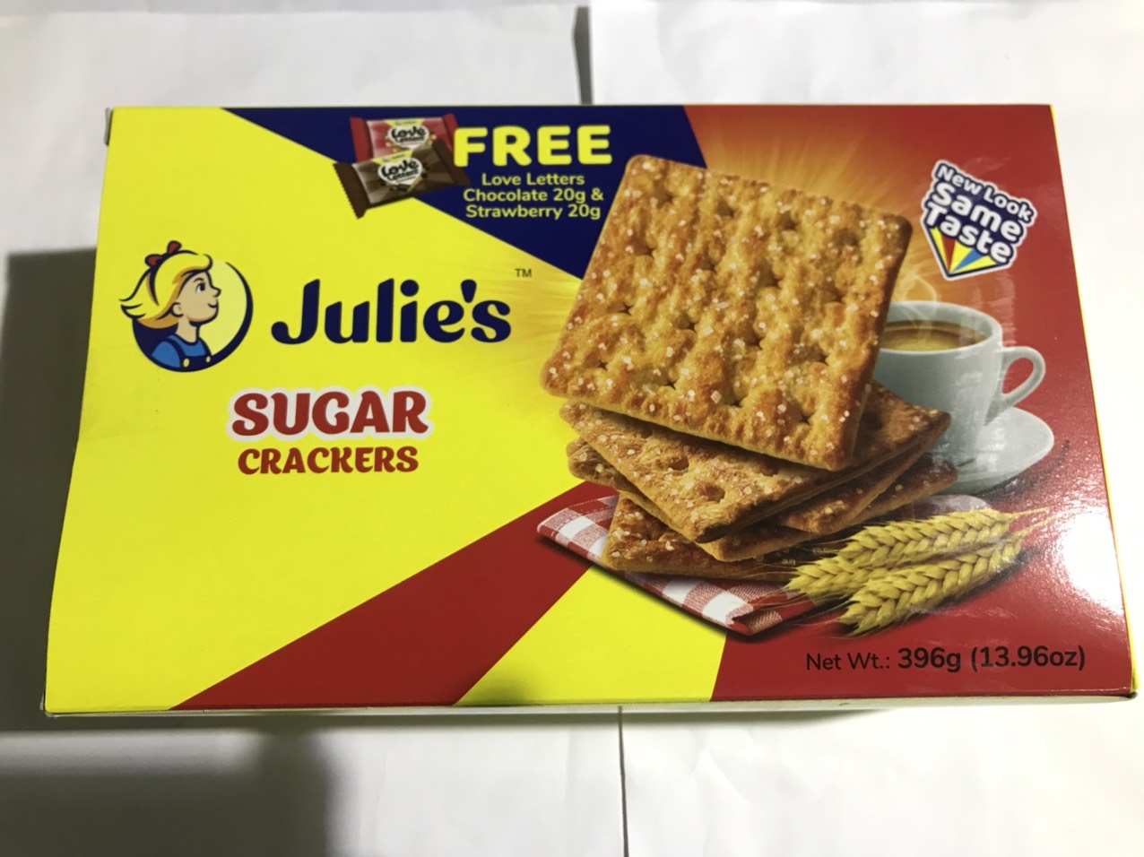 Bánh Quy Giòn Lúa Mì Đường Julie s Sugar Crackers Hộp 396g