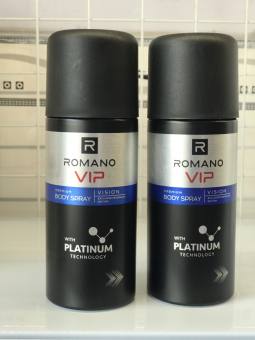 Combo 2 chai Xịt khử mùi Romano Vip 150ml