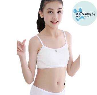 Áo lá học sinh cấp 1 cấp 2 - mút đệm mỏng có thể tháo rời - áo bra nữ / áo lót học sinh / áo ngực học sinh - áo lót/ áo ngực/ Br01 - HIKAWA