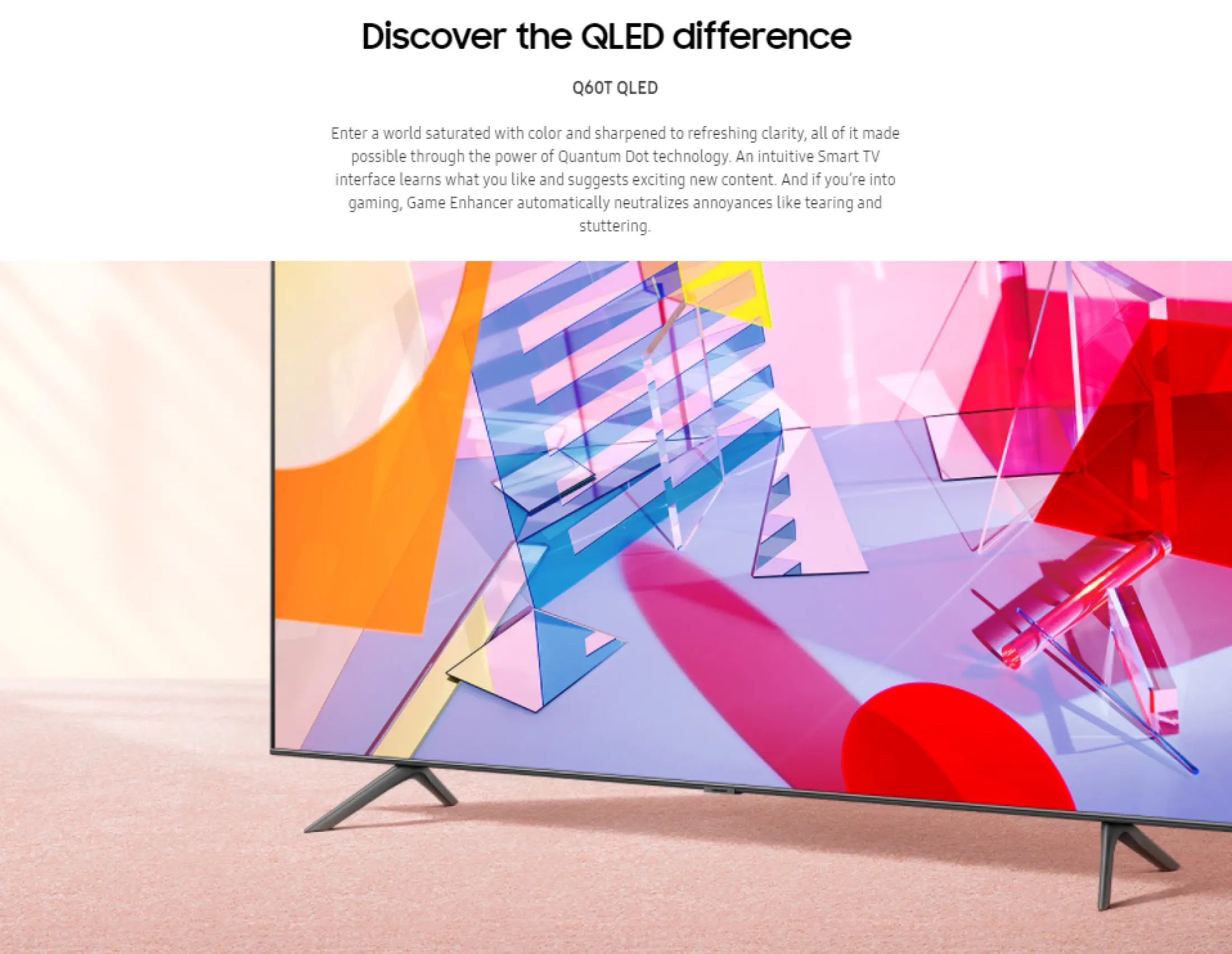 Samsung Qled Qa75q60takxxs 75 Inch 4k Ultra Hd Qled Smart Tv Qa75q60t 75q60t 3 Years Samsung Warranty 2020 Model New Set Sealed Set Lazada Singapore