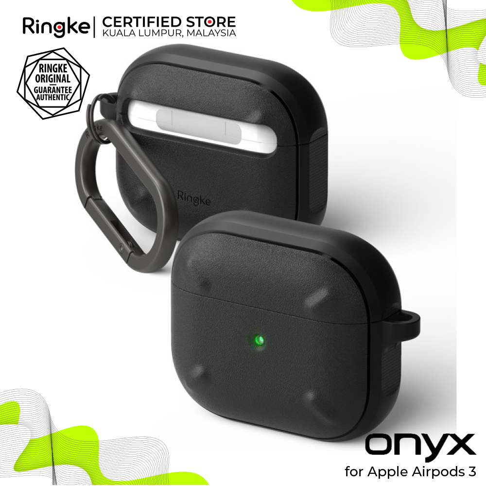 Ringke Mini Pouch [Block] Nylon Carrying Pouch Small Bag for AirPods,  Galaxy Buds, Earphones, Cards, ID - Black