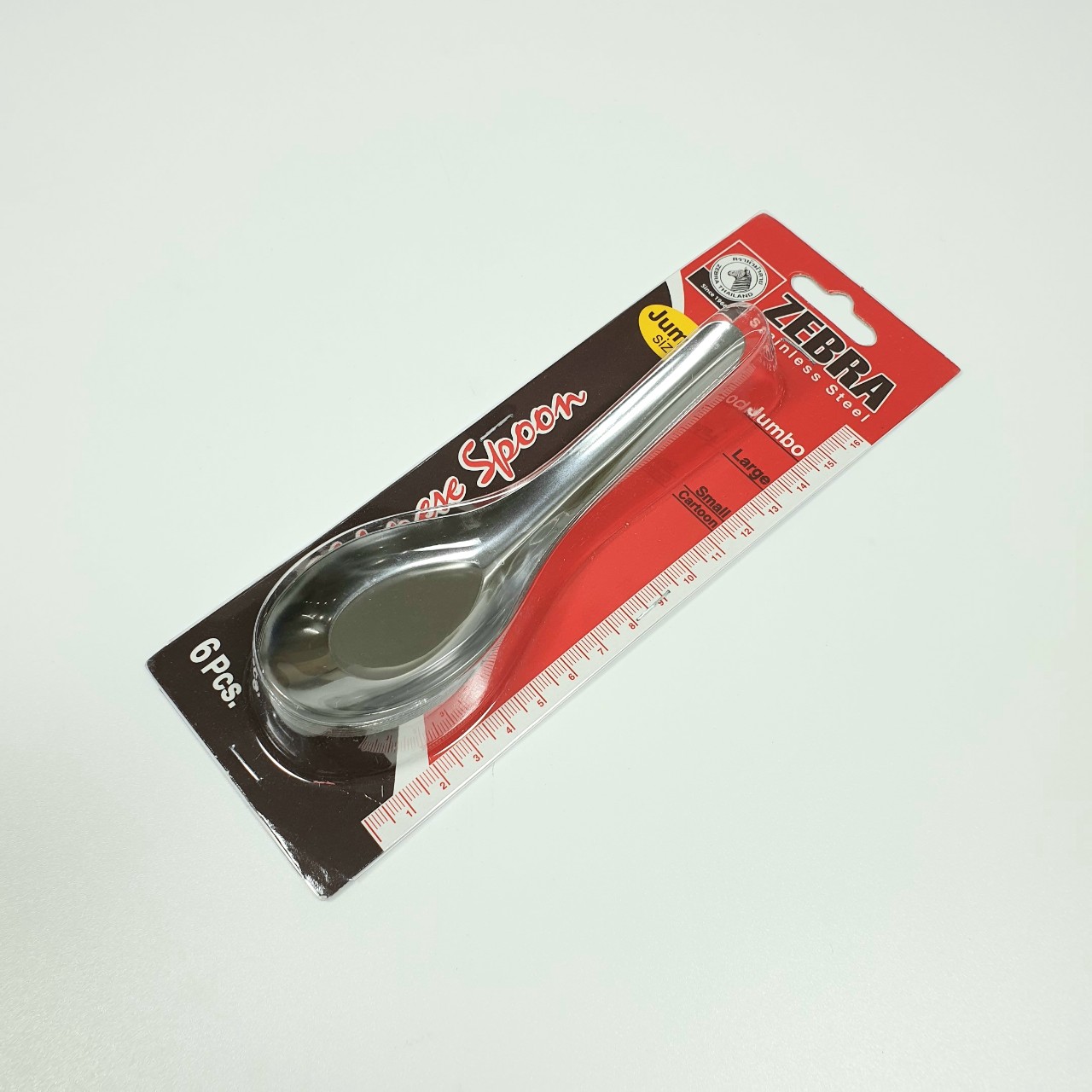 Muỗng ăn cơm, soup inox zebra bộ 6 cái 100001 100080