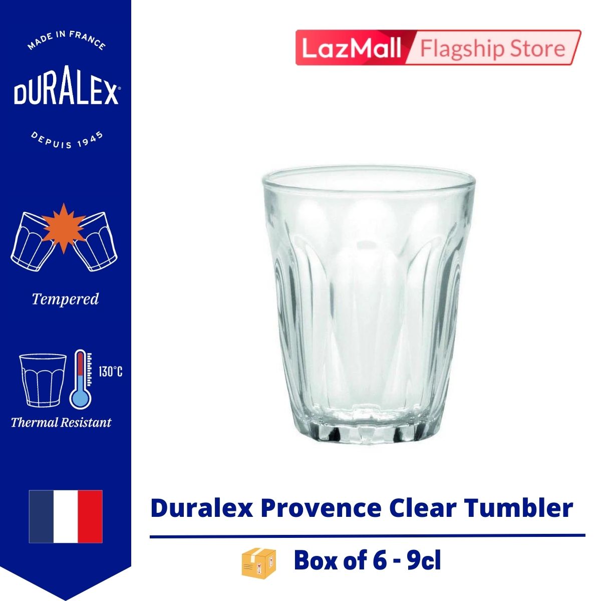 Manhattan Clear High Tumbler, Duralex USA