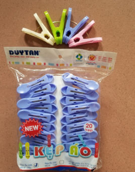 Kẹp nhựa Duy Tân cao cấp (10 cái, 20 cái)