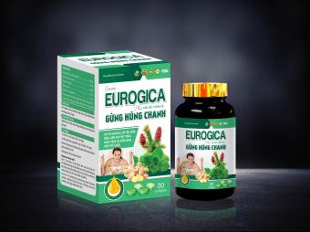 Viên xông thảo dược Eurogica Plus Tinh Dầu Thông Đỏ, Gừng Húng Chanh Hỗ Trợ Giảm Ho, Hóa Đờm, Giảm Đau Rát Họng, Khàn Tiếng Do Viêm Họng, Viêm Phế Quản