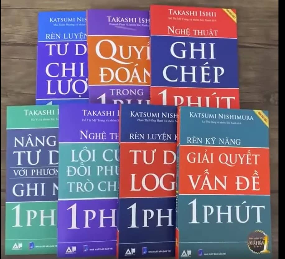 Sách - siêu trí tuệ - 7 cuốn luyện não trong 1 phút bán chạy nhất nhật bản