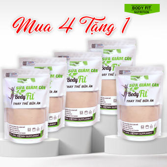 COMBO 4 túi Bột Ngũ Cốc Giảm Cân BodyFit + Tặng 1 túi Giãm Cân 500g