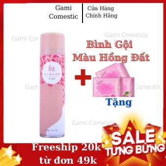 Dầu Gội Khô ISSY Xịt Tóc Khô Kwi, Hết Bết, Dầu Gội Khô Giúp Mang Lại Độ Tơi Phồng Cho Tóc -  Bình Xịt Gội Tóc Khô Không Cần Nước, Hàng Nội Địa Trung, Đủ 4 Mùi Hương - Màu Hồng Đất-Tặng Mặt Nạ Môi