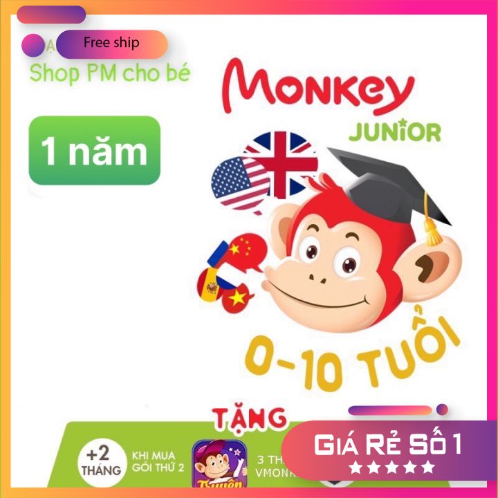 Monkey Junior (Trọn đời1 năm)