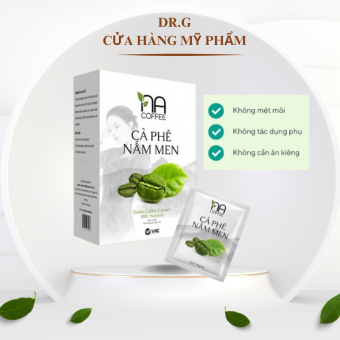 Cà phê giảm cân, cà phê nấm men giảm cân làm gầy , thải mỡ ,giảm cân , na coffee , vic organic hộp 12 gói