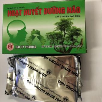 (CHÍNH HÃNG) VIÊN UỐNG HOẠT HUYẾT DƯỠNG NÃO ĐẠI UY 100 VIÊN