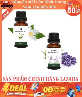 BỘ 2 TINH DẦU HOA LAVENDER VÀ TINH DẦU HOA NHÀI TINH DẦU XÔNG TINH DẦU MÁY XÔNG