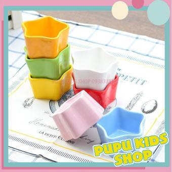 Bát Sứ Hình Sao Mini Cho Bé Ăn Dặm Kiểu Nhật, Chén Ăn Dặm 80ml