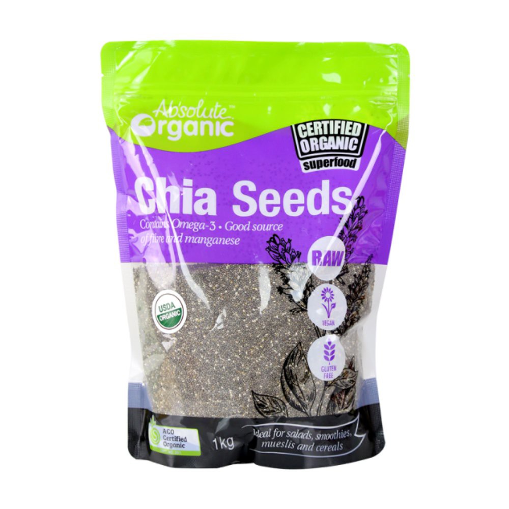 Hạt Chia Tím Úc nhập khẩu - Khối lượng 1 kg