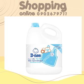 Nước giặt xả Dnee Thái Lan 3000ml Mùi Thơm Thanh Mát - Màu Xanh Biển