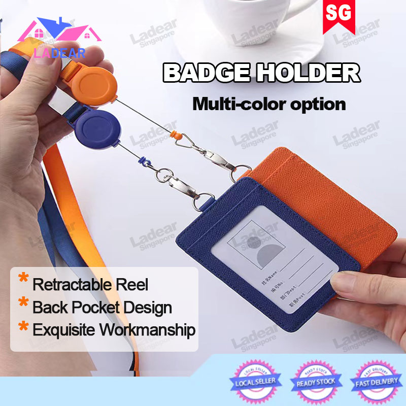 Card Holder With Retractable Reel Lanyard - Best Price in