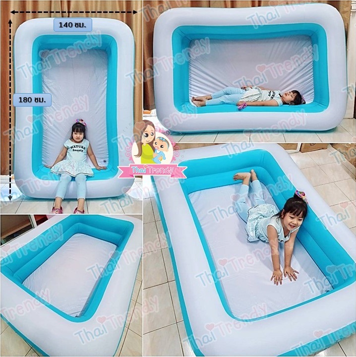 สระน้ำเป่าลม สระน้ำครอบครัว สระว่ายน้ำเด็ก สระว่ายน้ำเด็ก ราคา 290 บาท*ส่งฟรี