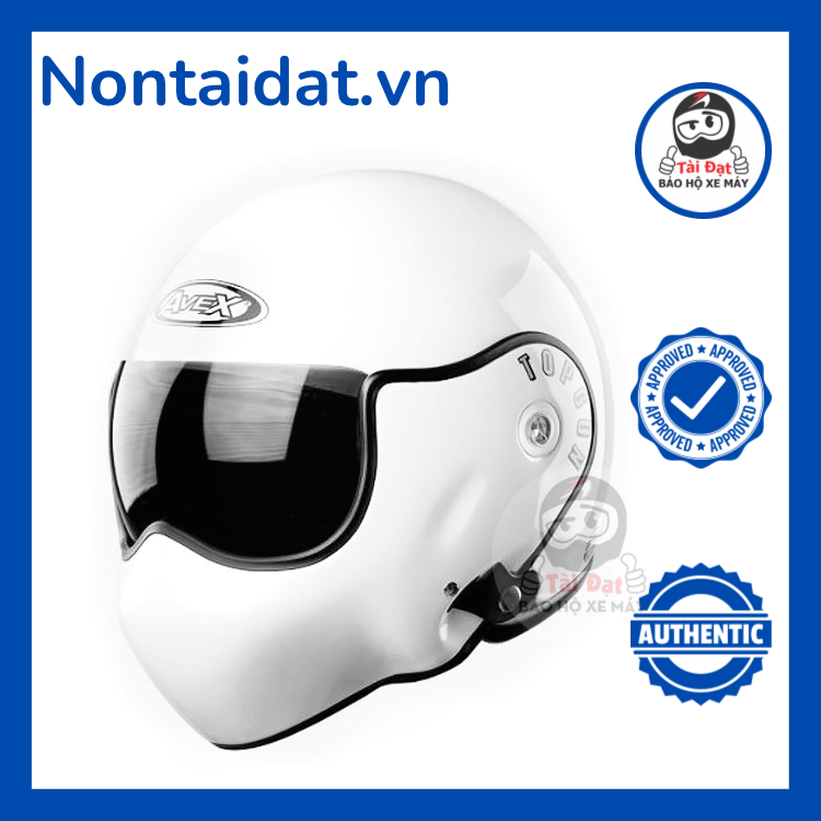 Mũ bảo hiểm Avex Topgun 3/4 có cằm lật như fullface