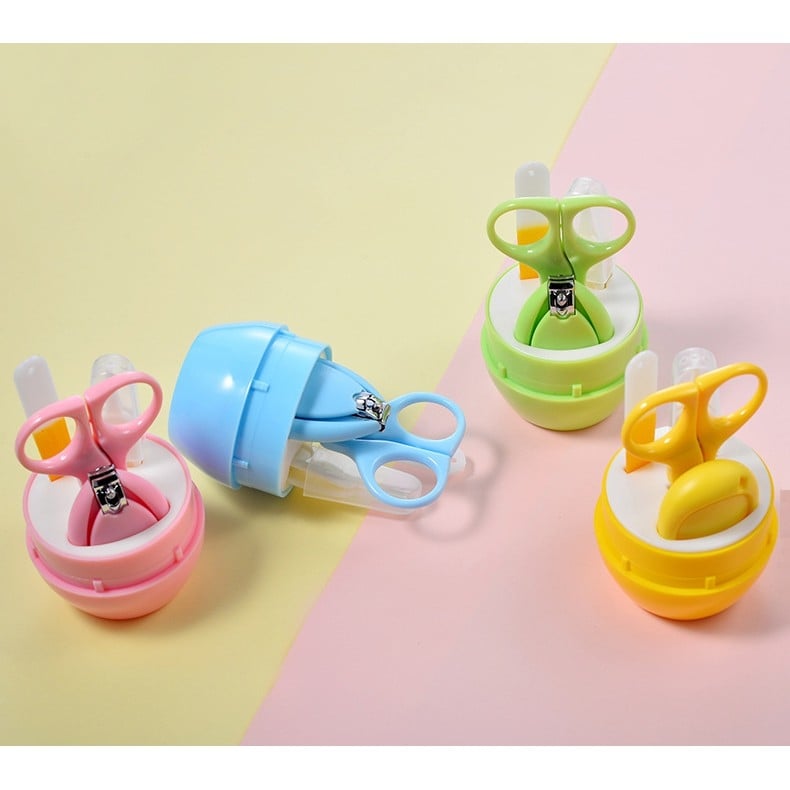 {Bộ bấm móng tay cho bé} Bộ Bấm móng tay 4 chi tiết dành cho trẻ sơ sinh, trẻ nhỏ