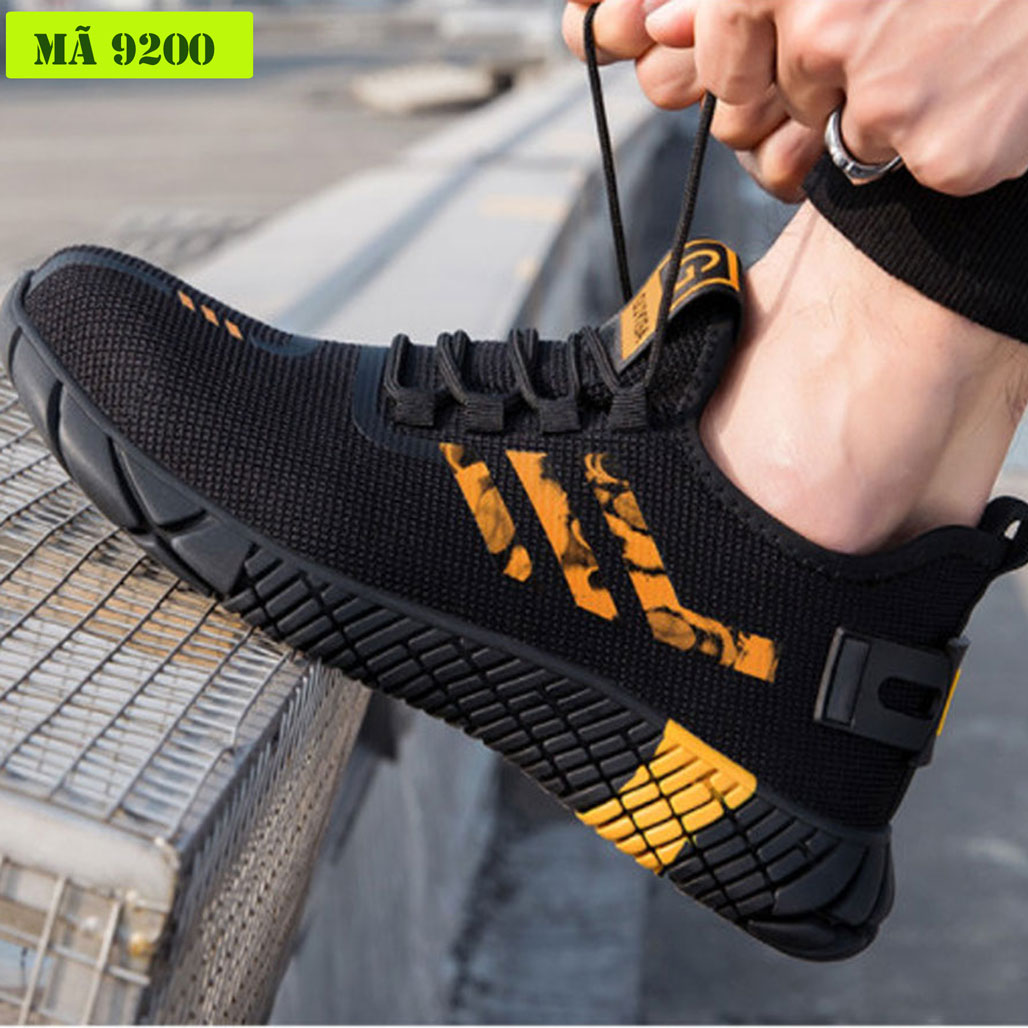 Giày Bảo Hộ Lao Động Nam Thời Trang Siêu Nhẹ TINGGU Mã 9200/GUYISA Chống Đinh Chống Trượt Thoáng Khí Bền Đẹp