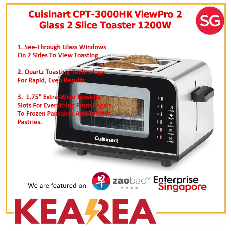 cuisinart countdown toaster 2 slice