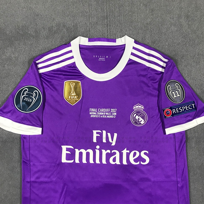 Authentic Real Madrid Cristiano Ronaldo purple jersey, Men's Fashion,  Activewear on Carousell