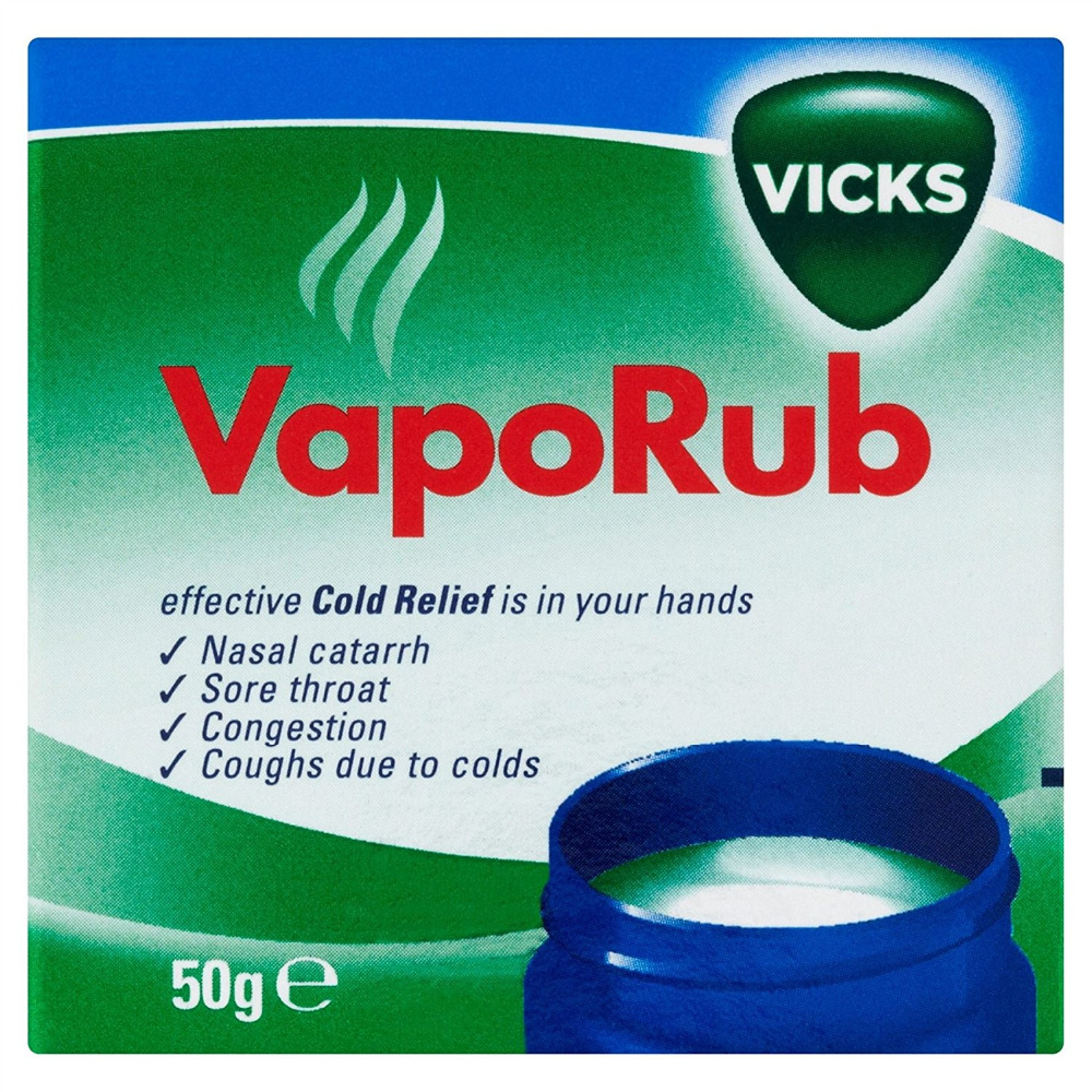Dầu bôi ấm ngực giảm ho Vicks VapoRub 50g