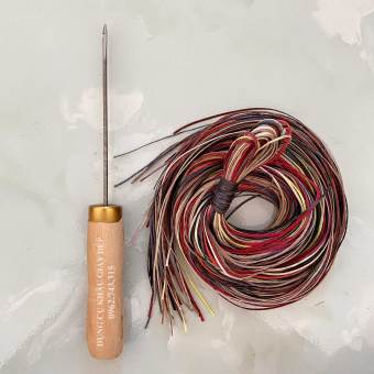 Kim móc khâu giày mũi dài