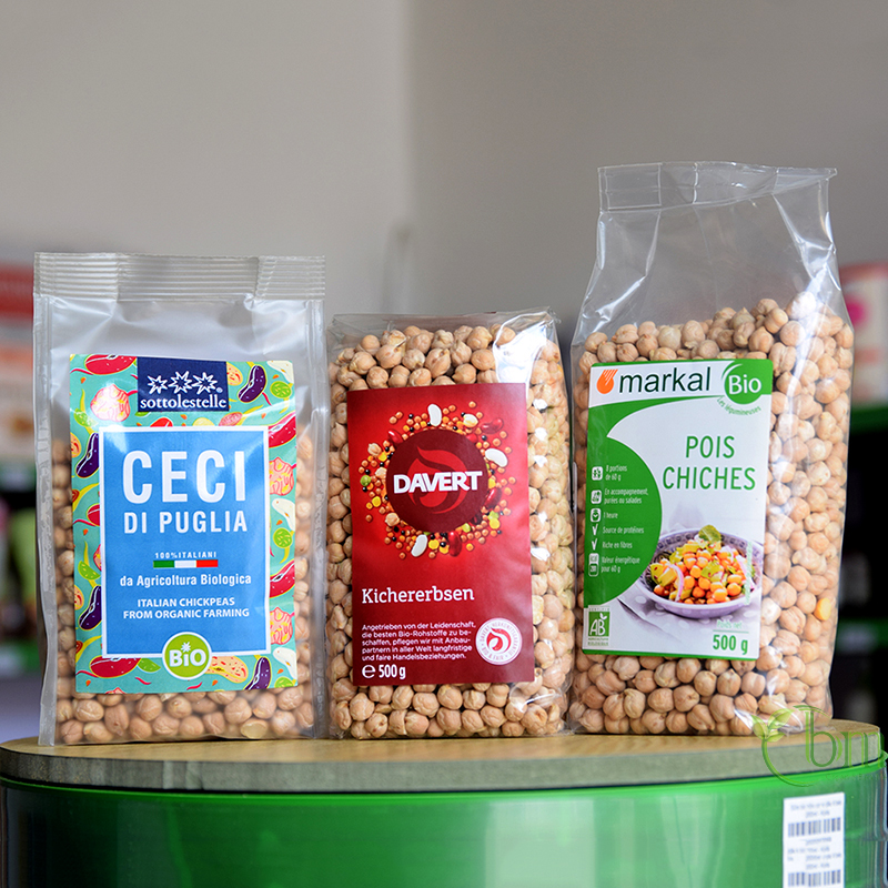 Đậu gà hữu cơ 500g - markal / davert / sottto